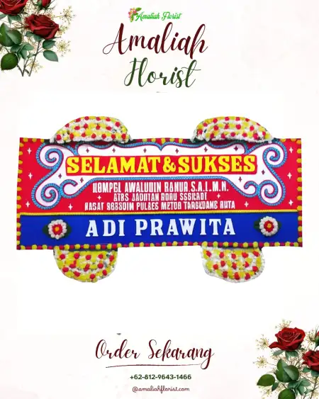 Papan Bunga Ucapan Selamat Sumberjo